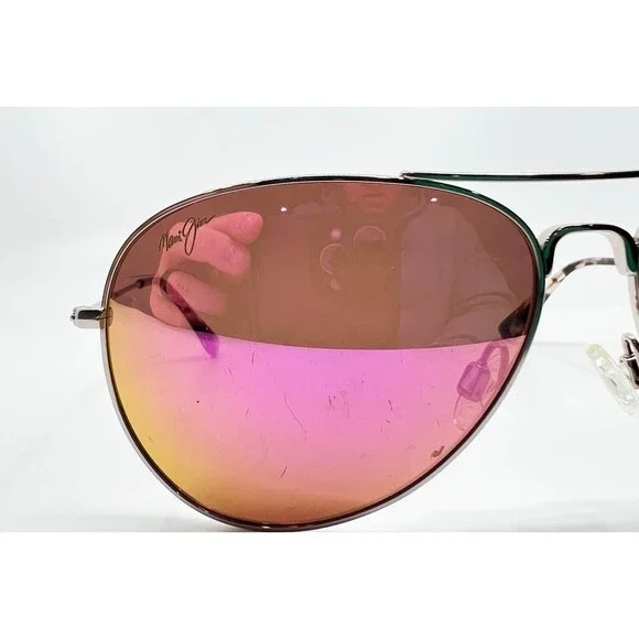 Maui Jim Mavericks Sunglasses Frame Silver MJ264-16R 61-14-137 7711